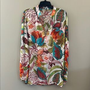 Elegant Floral Women's Blouse